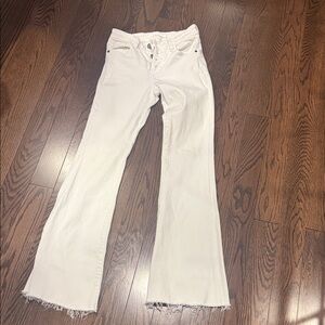 Elegant White Flare Jeans for Women